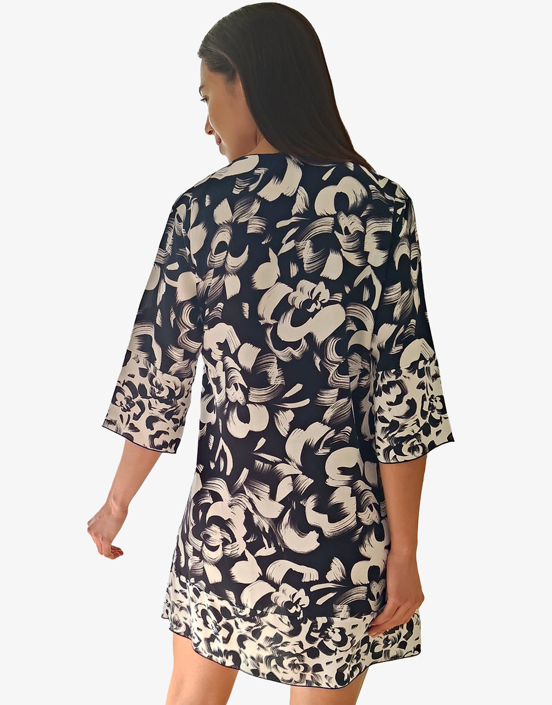 Island Beach Dress - Black and White Island Beach Dress - Black and White