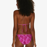 Leela Ripple Tie Bikini Pant - Pink - Simply Beach UK