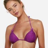 Louise Mia Bikini Top - Purple - Simply Beach UK