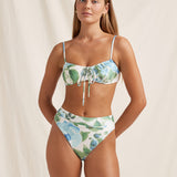 Isles Solstice Crop Bikini Top - Watercolour - Simply Beach UK