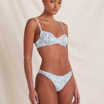 Daffodil Staple Bikini Pant - Blue Print - Simply Beach UK