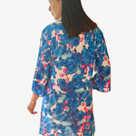 Tahiti Beach Dress - Blue Floral - Simply Beach UK