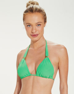 Cactus Bia Tube Bikini Top - Green - Simply Beach UK