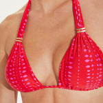 Malika Bia Tube Bikini Top - Red - Simply Beach UK
