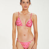 Diani Beads Parallel Tri Bikini Top - Pink - Simply Beach UK