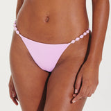 Grenadine Beads Cheeky Bikini Pant - Lilac - Simply Beach UK