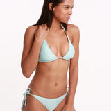 Marseille V Padded Triangle Bikini Top - Aqua