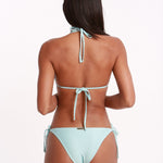 Marseille V Padded Triangle Bikini Top - Aqua