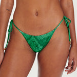 Tamale Jaque Tie Side Bikini Pant - Green - Simply Beach UK