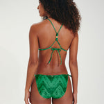 Tamale Jaque Tie Side Bikini Pant - Green - Simply Beach UK