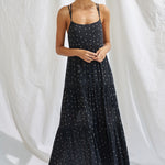 Soul Spots Strappy Maxi Dress - Black - Simply Beach UK