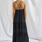 Soul Spots Strappy Maxi Dress - Black - Simply Beach UK