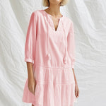 Flounce Beach Dress - Pink - Simply Beach UK