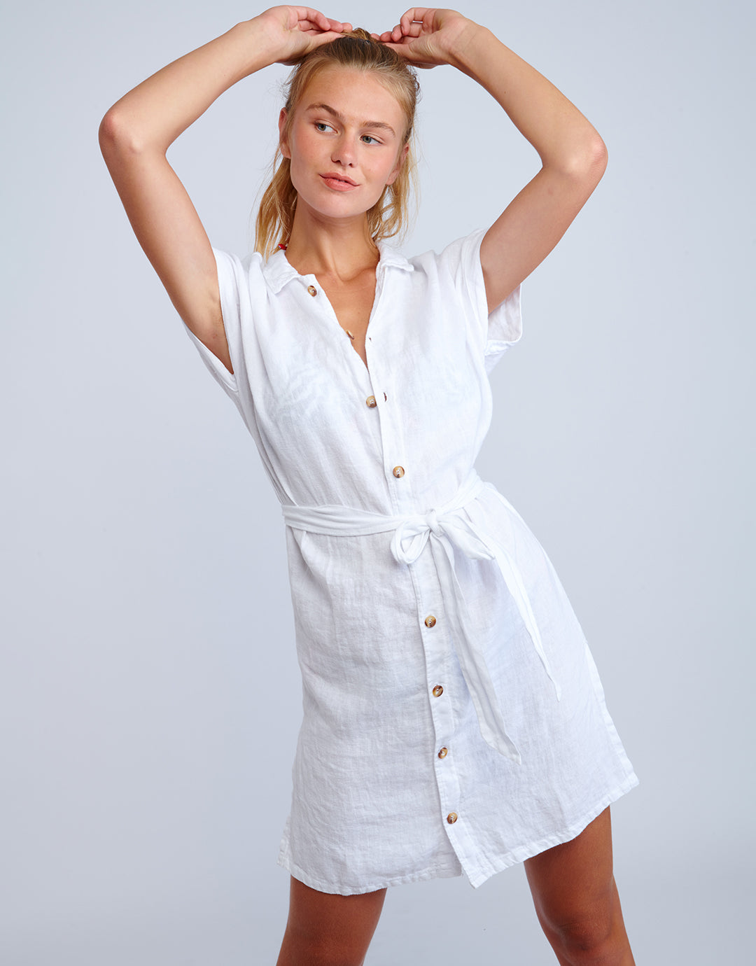 Hawston Paulina Beach Shirt - White - Simply Beach UK