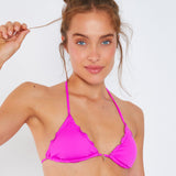 Colorsun Ciro Bikini Top - Fuchsia - Simply Beach UK