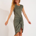 Caraiva Juliana Dress - Khaki - Simply Beach UK