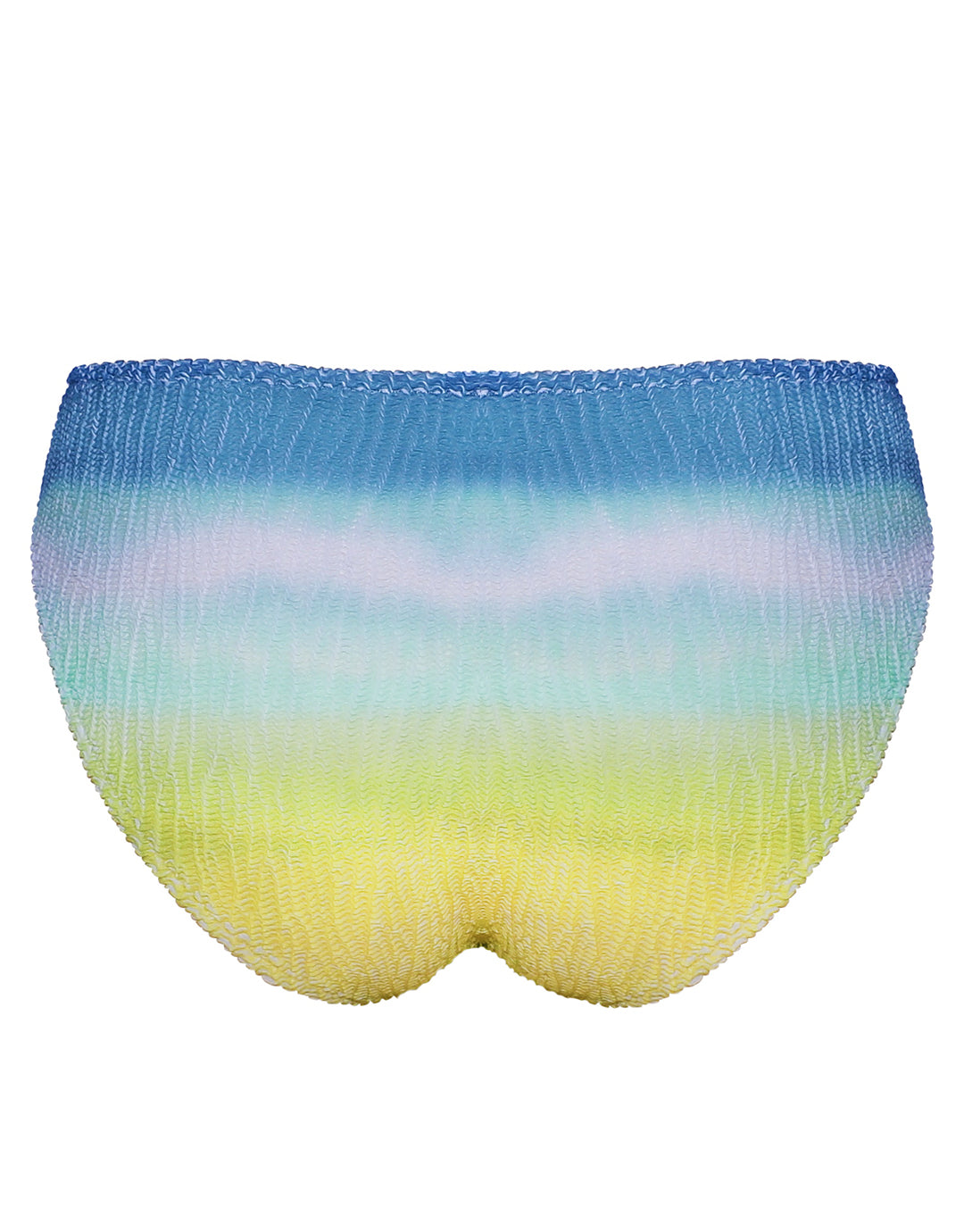 Ombre Flow High Leg Bikini Pant - Aqua Shades - Simply Beach UK