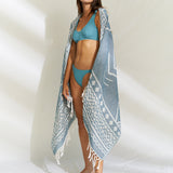 Beach Towel - Seaside Blue - Simply Beach UK