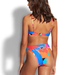 Arthouse Banded Hi Rise Bikini Pant - Chilli Red - Simply Beach UK