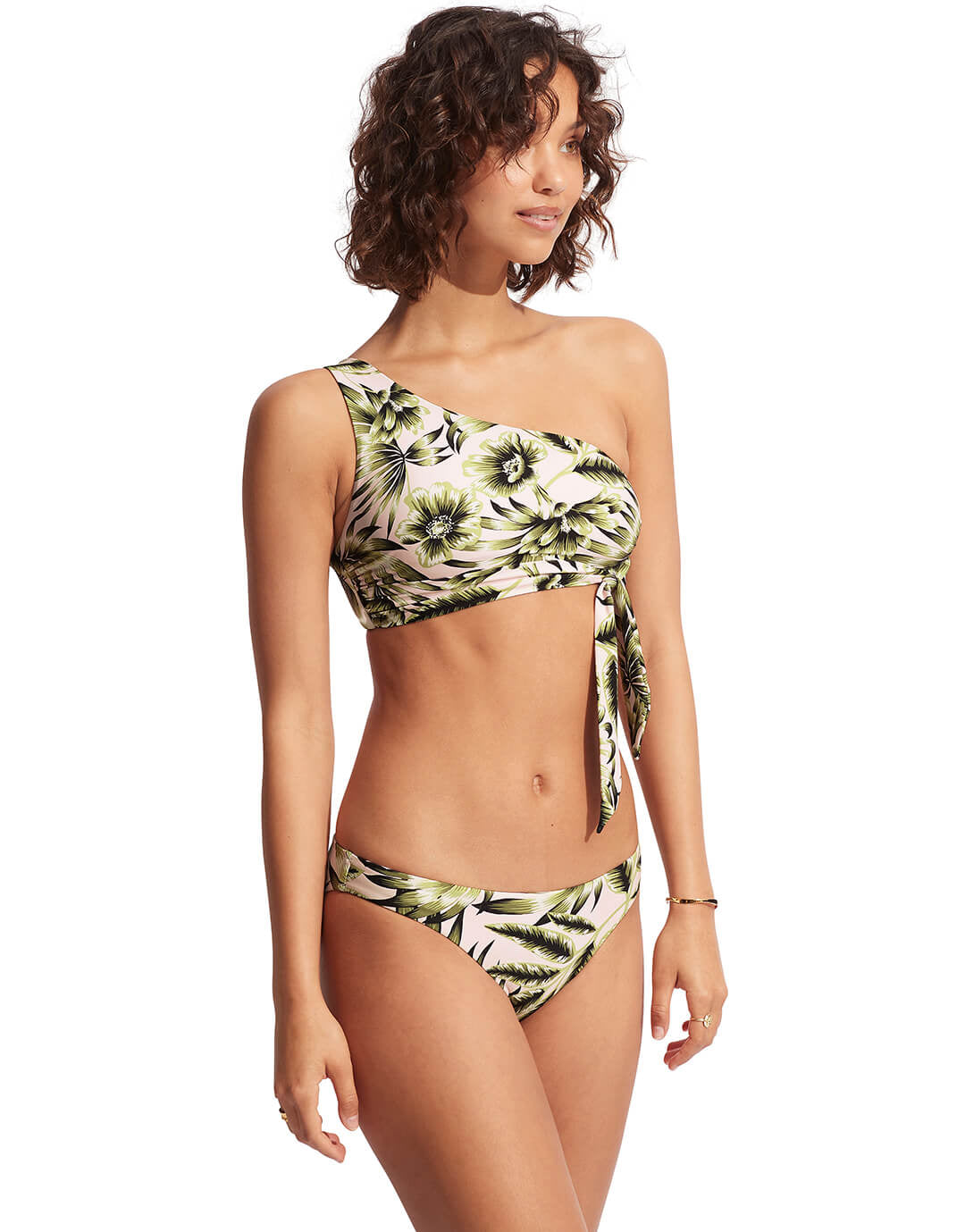Island In The Sun Hipster Bikini Pant - Avocado - Simply Beach UK