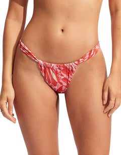 Poolside Rio Bikini Pant - Pink Chintz - Simply Beach UK