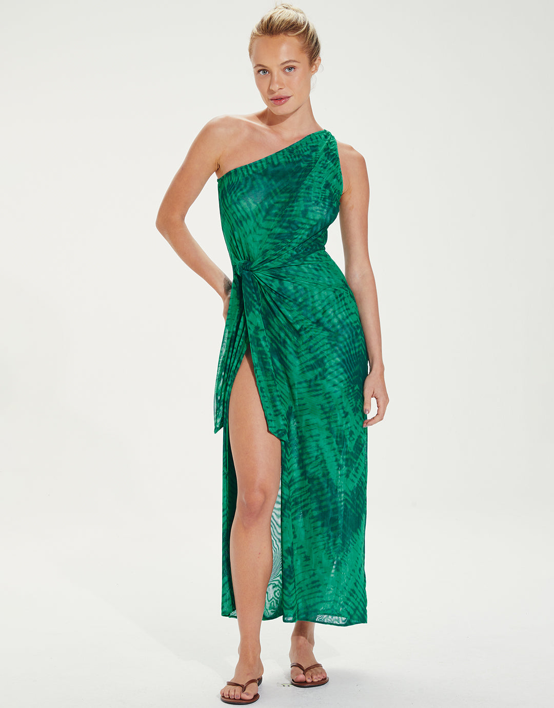Tamale Kiana Long Cover Up - Cactus - Simply Beach UK