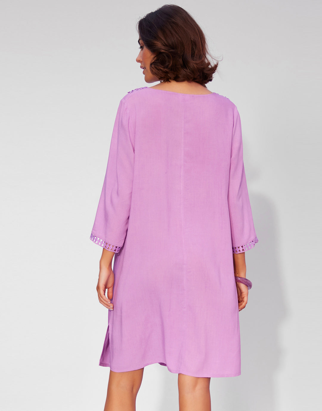 Embroidered Tunic - Violet - Simply Beach UK