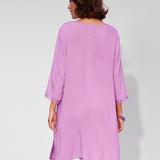 Embroidered Tunic - Violet - Simply Beach UK