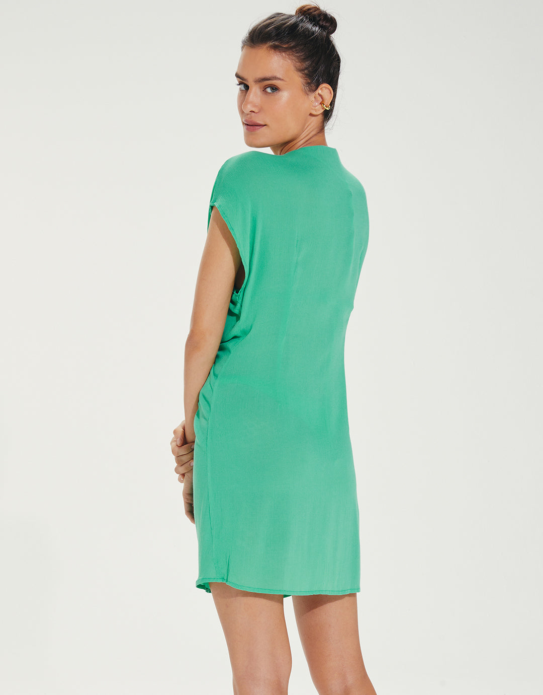 Sasha Short Cover Up - Green - Simply Beach UK