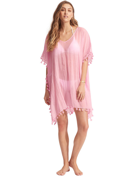 Amnesia Kaftan - Parfait Pink - Simply Beach UK