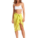 Cotton Gauze Sarong - Celery - Simply Beach UK
