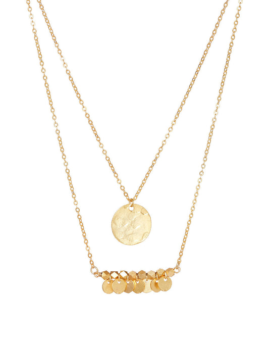 Ashiana Greek Island Necklace - Gold