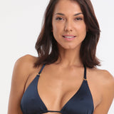 Jo Severin Alicia Ring Tri Bikini Top - Midnight