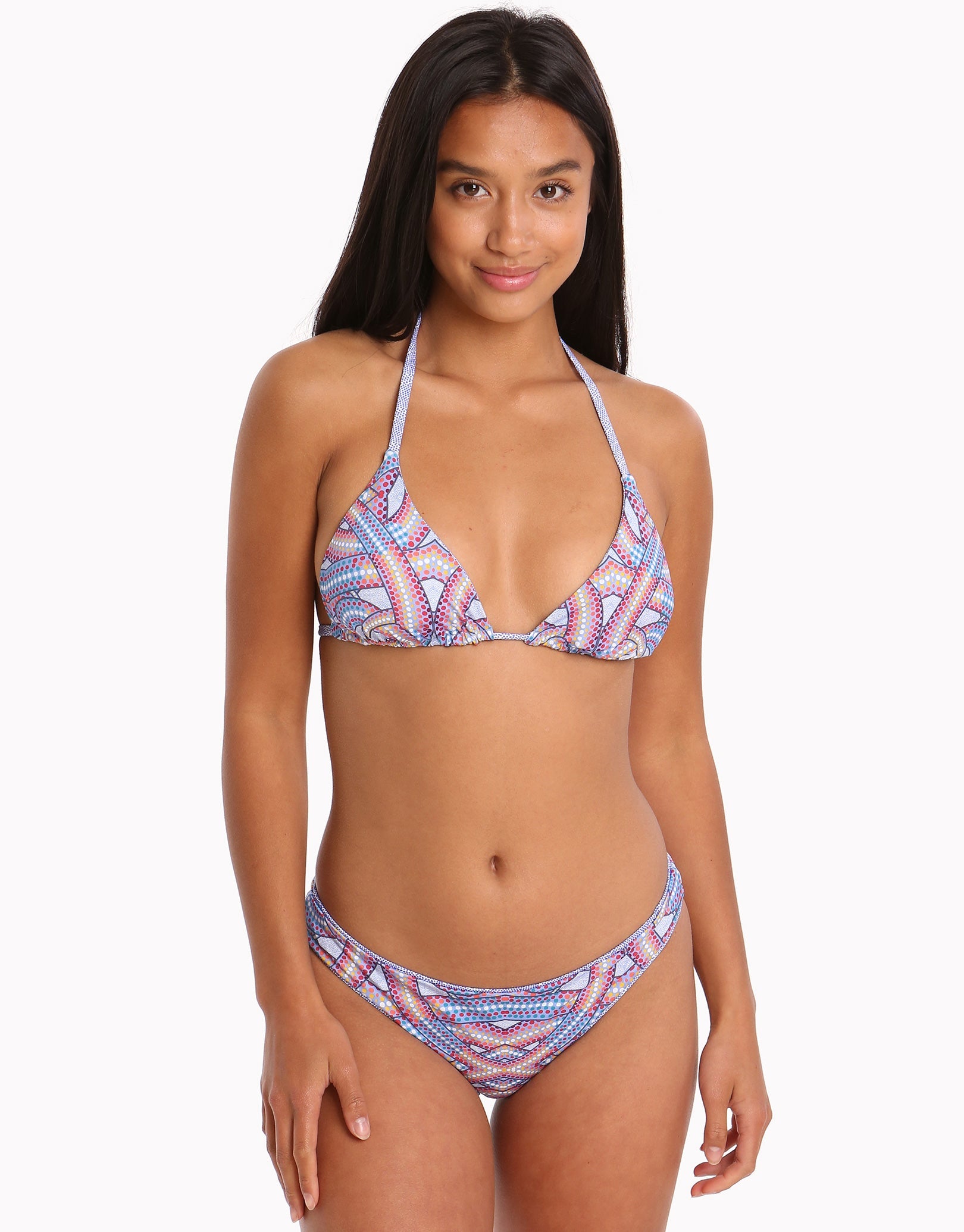 Paolita Sentwali Adana Reversible Halter Bikini Top - Print