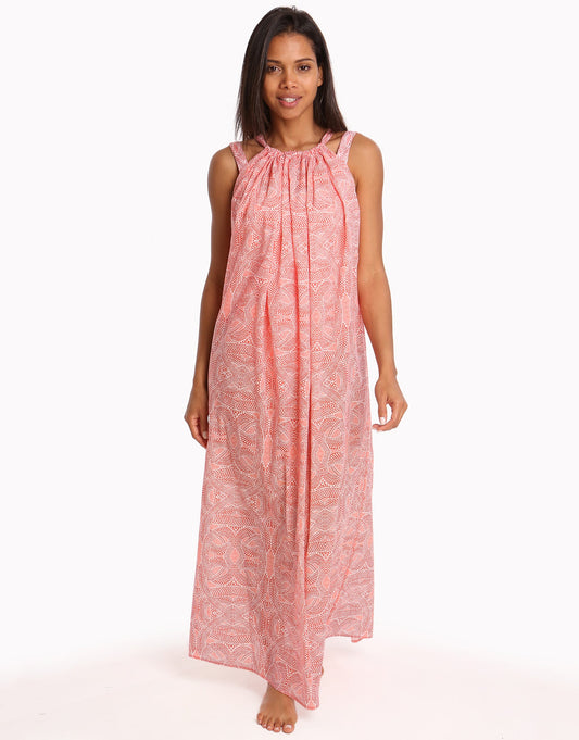 Paolita Malika Cotton Maxi Beach Dress - Print