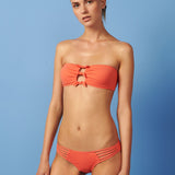 Paolita Marijani Nayla Multi Strap Bikini Bottom - Coral