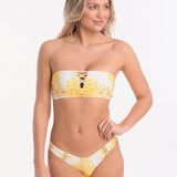 Seafolly Sunflower High Cut Bikini Bottom - Buttercup