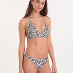 Banana Moon Couture Serengeti Touho Wrap Bikini Top - Ecru