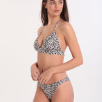 Banana Moon Couture Serengeti Touho Wrap Bikini Top - Ecru
