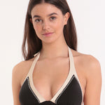 Banana Moon Couture Monterosso Drao Halter Bikini Top - Black