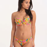 Banana Moon Morango Sakata Twist Bandeau Bikini Top - Orange