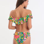 Banana Moon Tropicool Tolvo Off The Shoulder Bikini Top - Blue