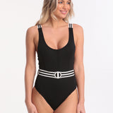 Seafolly Swim Tank Swimsuit - Black