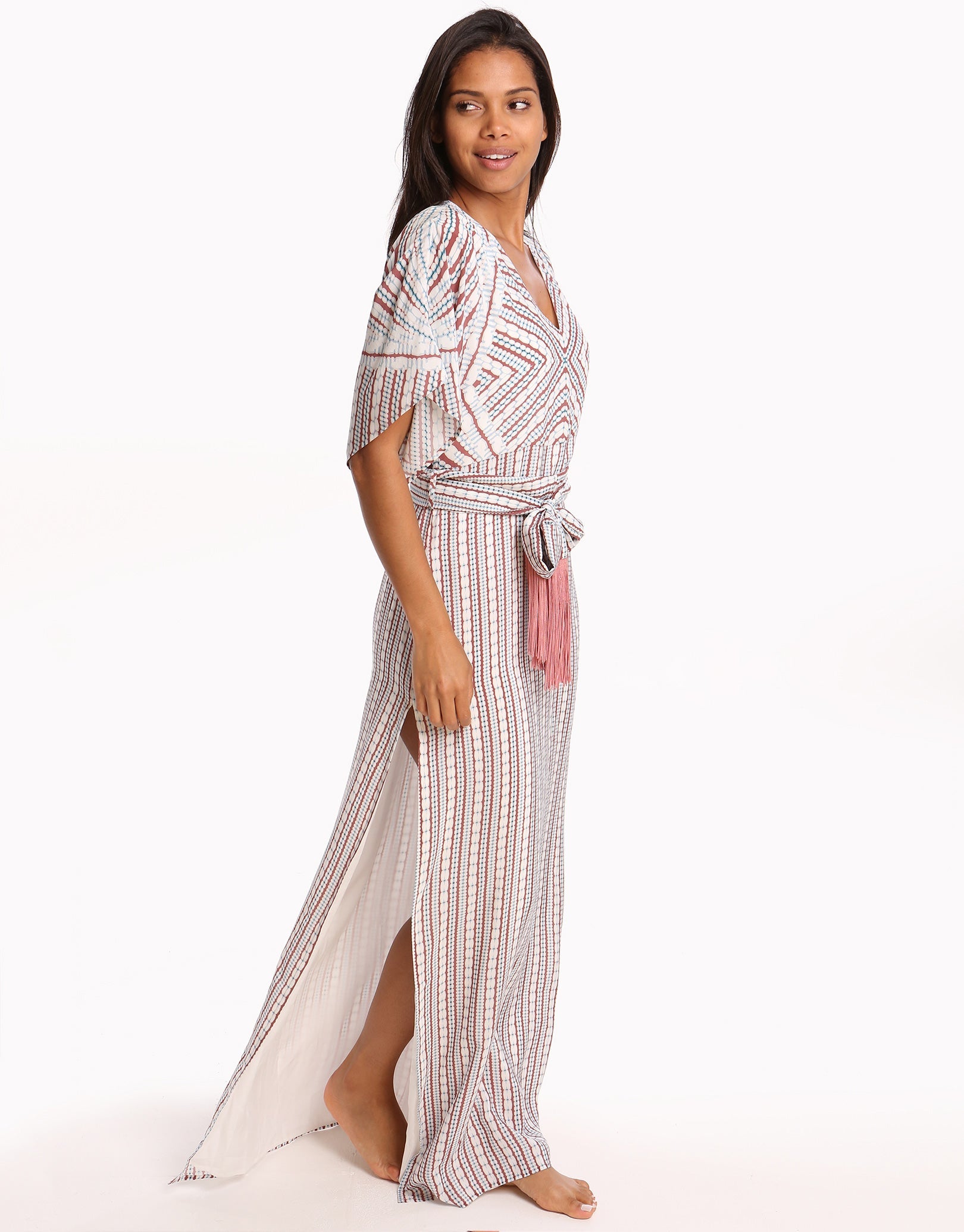 Paolita Kito Silk Maxi Dress - Print