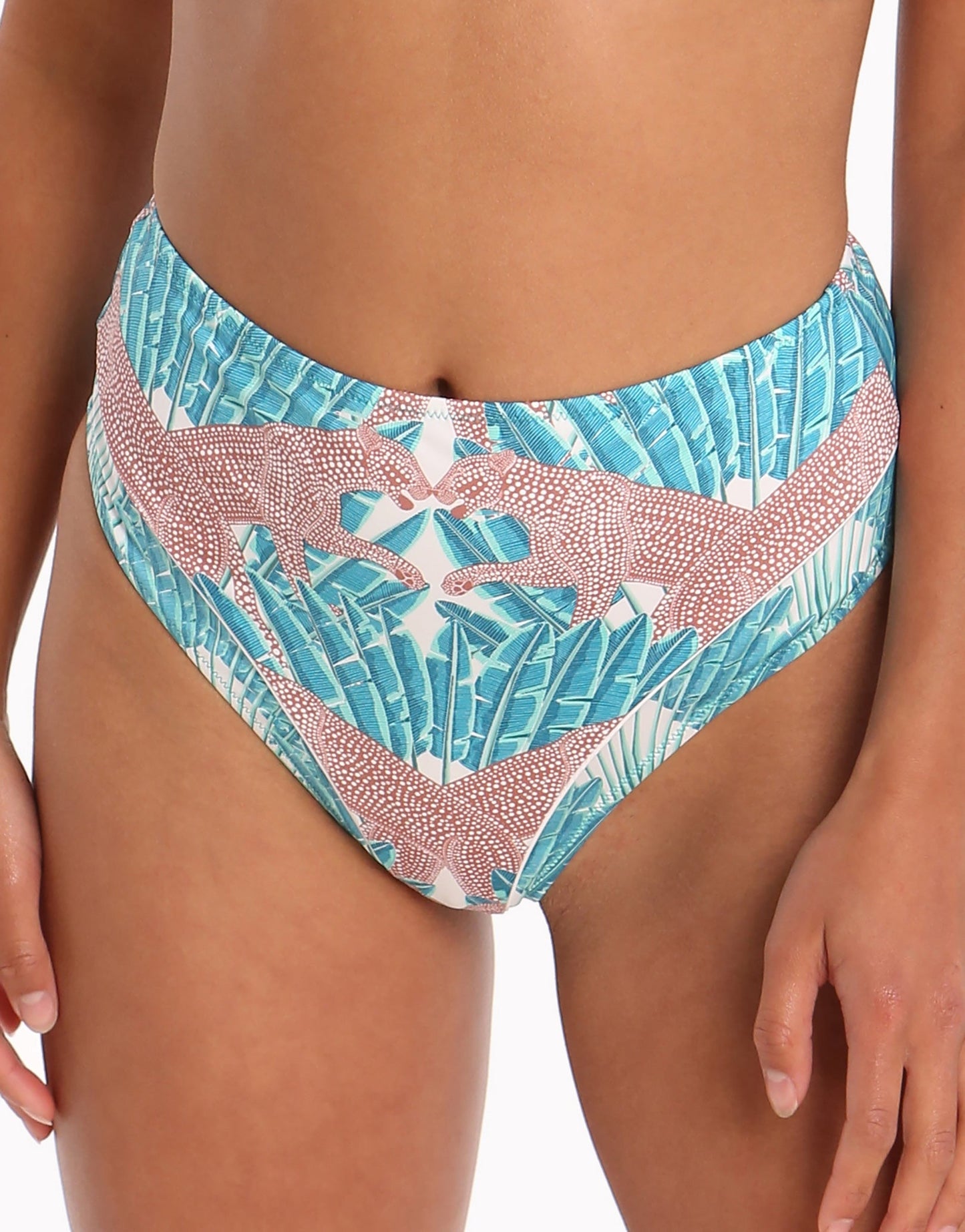 Paolita Azania Ahnika High Waist Bikini Bottom - Print