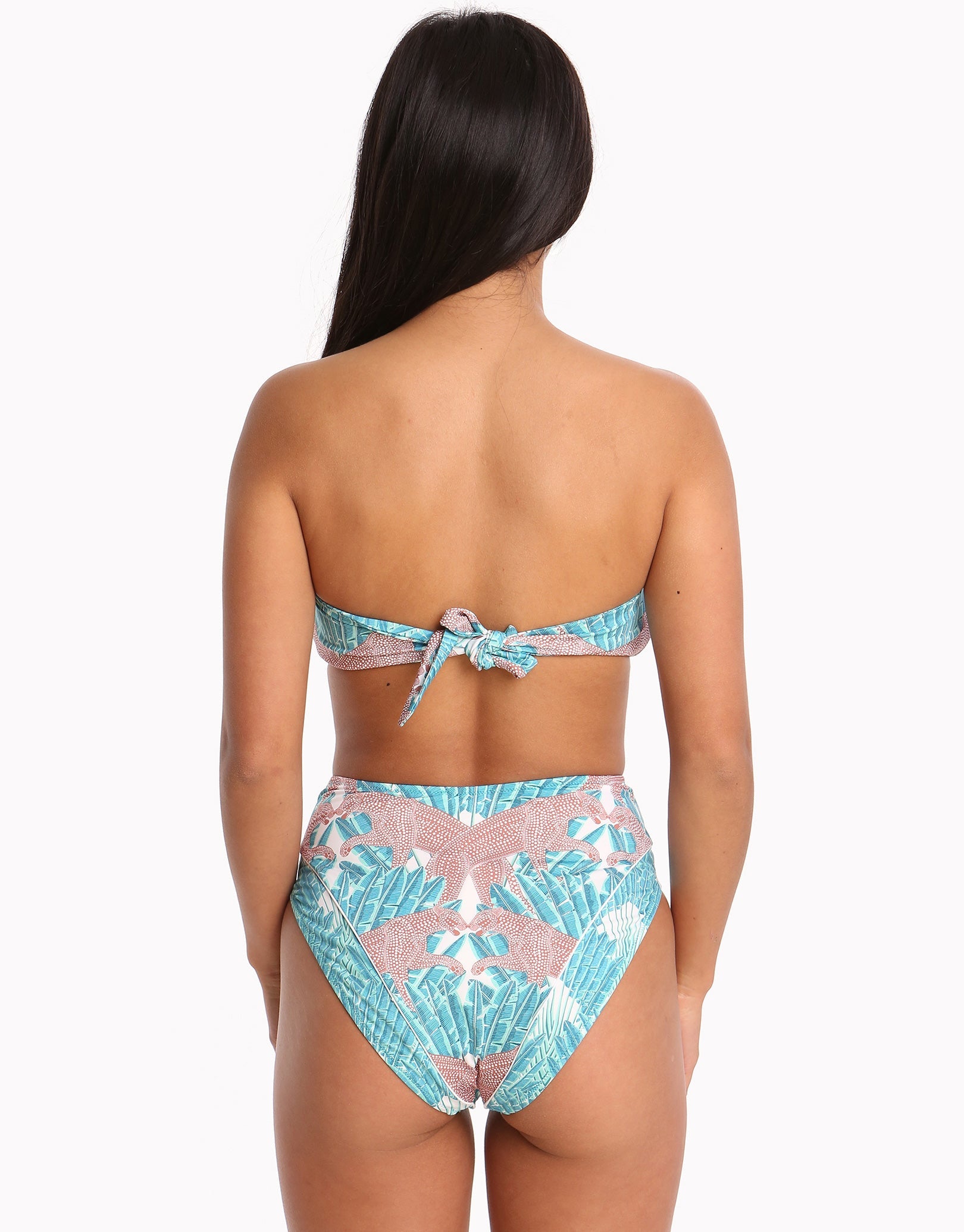 Paolita Azania Ahnika High Waist Bikini Bottom - Print
