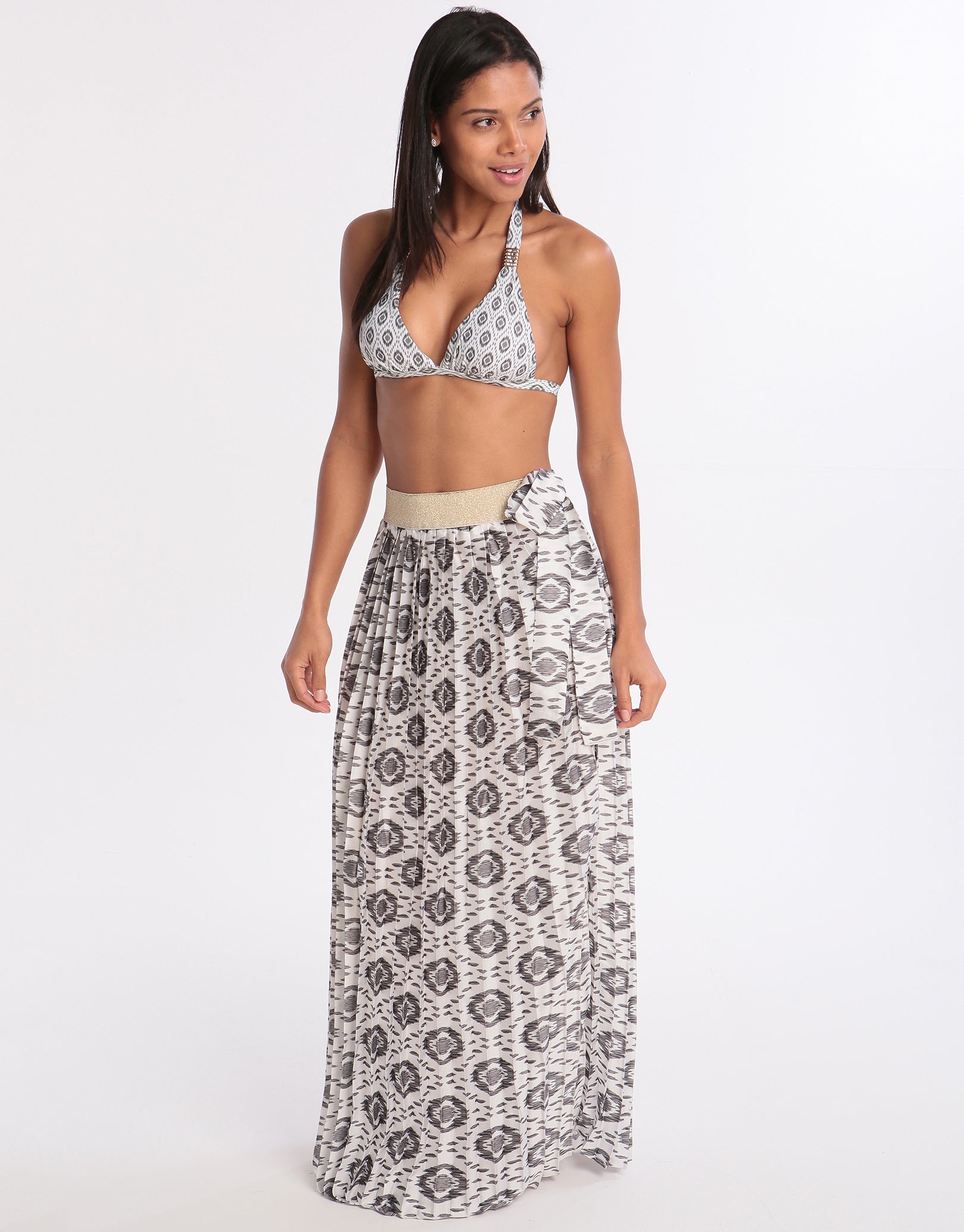 West Seventy Nine Icat Maxi Skirt - Grey