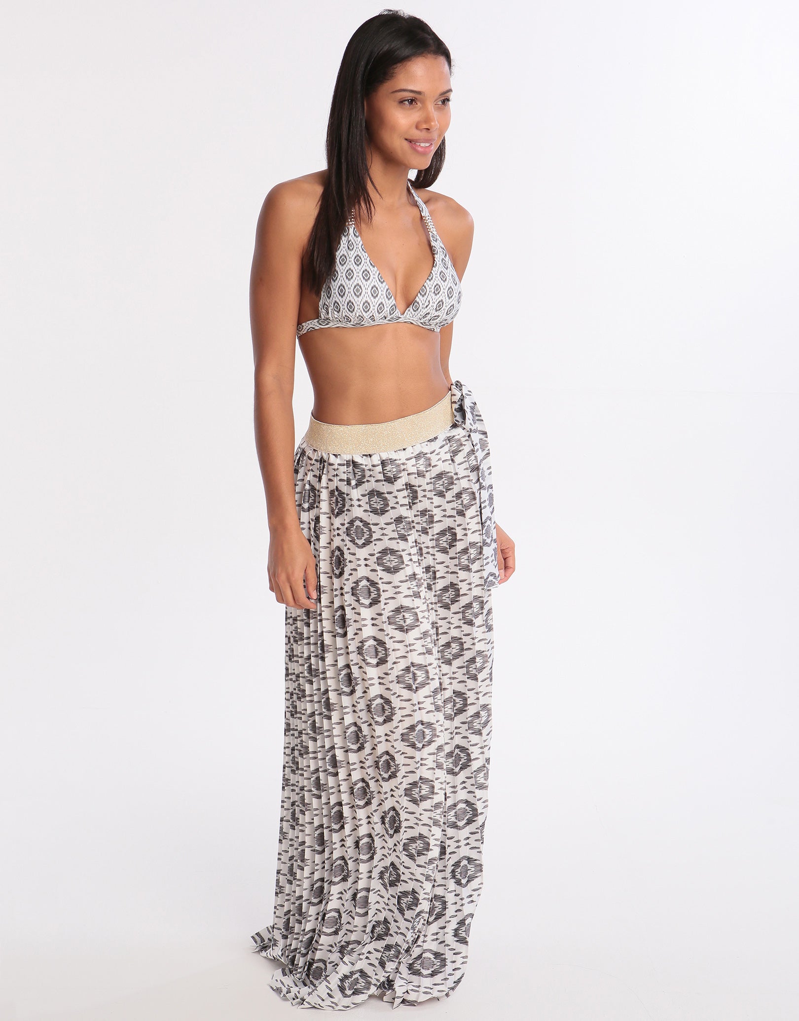 West Seventy Nine Icat Maxi Skirt - Grey
