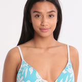 Banana Moon Meadview Cleo Tri Bikini Top - Turquoise