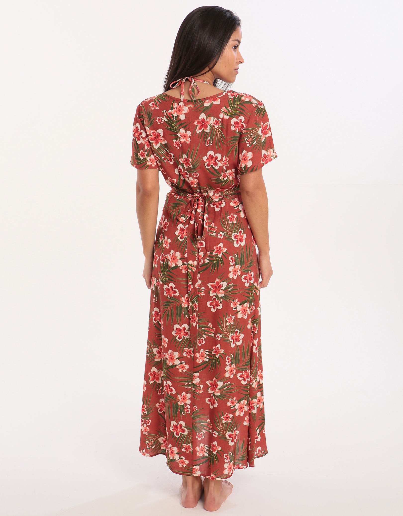 Banana Moon Nerika Gulia Wrap Dress - Mahogany